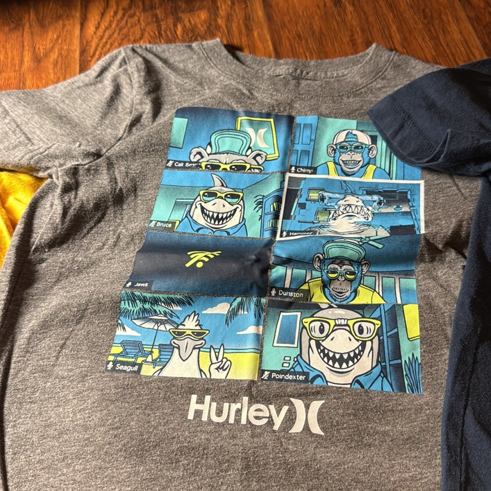 Set of 3 Quicksilver/Hurley t-shirts. 4/5z Quiksilver T-shirt - Picture 4 of 4